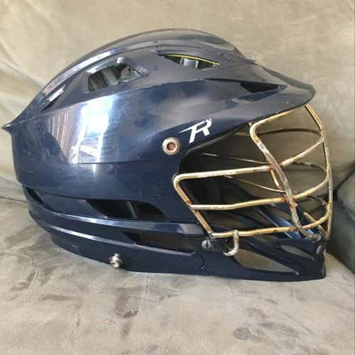 2016 Navy Blue Cascade R w/ Gold Face Mask & Navy Blue Chin Piece