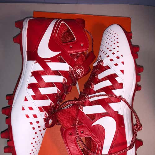 New Nike Huarache V Lax Lacrosse Cleats Size 10