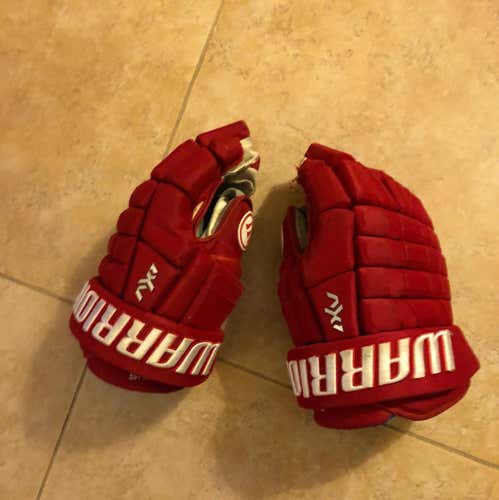 Warrior Ax1 Pro stock Hockey Gloves