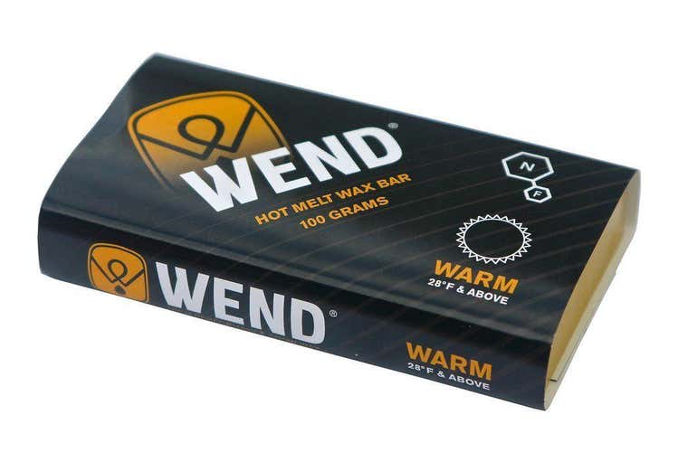 100g Wend NF Ski Snowboard Wax Yellow Warm Temperature Bulk Packaging