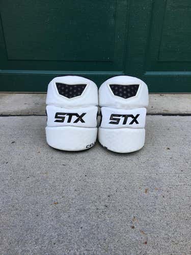 STX Cell 3 Elbow Pads Arm Pads White