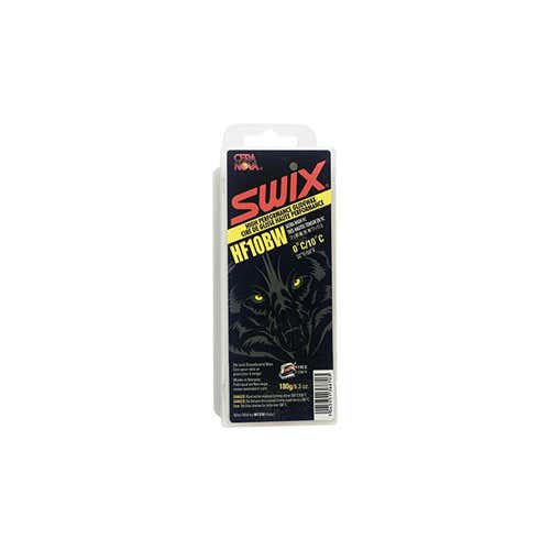 180g Swix HF10BW Ski Wax | Race Wax | Ultra High Fluoro | Slush Wax