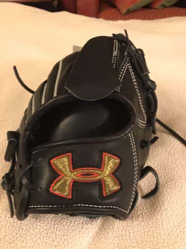 Under Armour Baseball Glove 11.25” Infield Pitcher RHT Righty Japan Black Rare