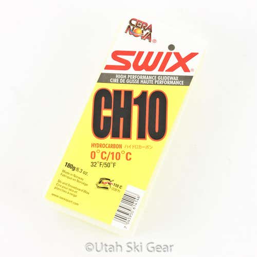 180g Swix Cera Nova CH10 Yellow Ski Snowboard Wax | Slush Spring Warm Conditions