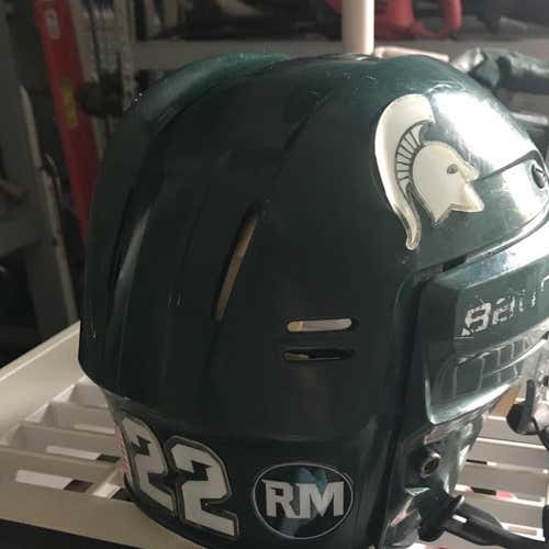 Used Michigan State Green Bauer 4500 helmet