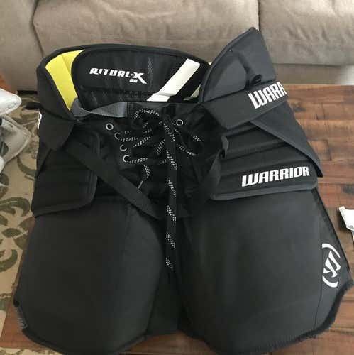 Warrior Ritual X Goalie Pants, Large.