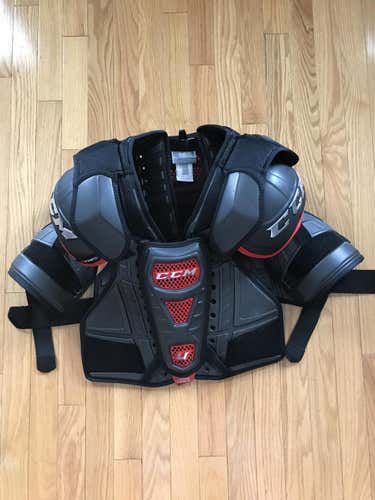 New CCM U+ Crazy Light Shoulder Pads Pro Stock XL