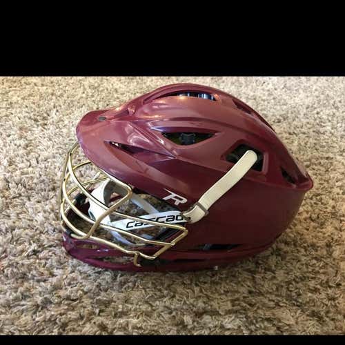 Cascade R Helmet/ Maroon And Gold