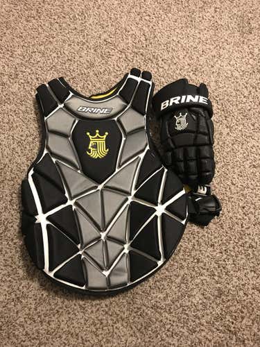 Eraser II chest protector (glove for scale)