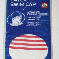 SPEEDO LATEX SWIM WHITE COUGHLIN CAP USA TEAM US FLAG UV SUN PROTECTION SWIMWEAR NEW