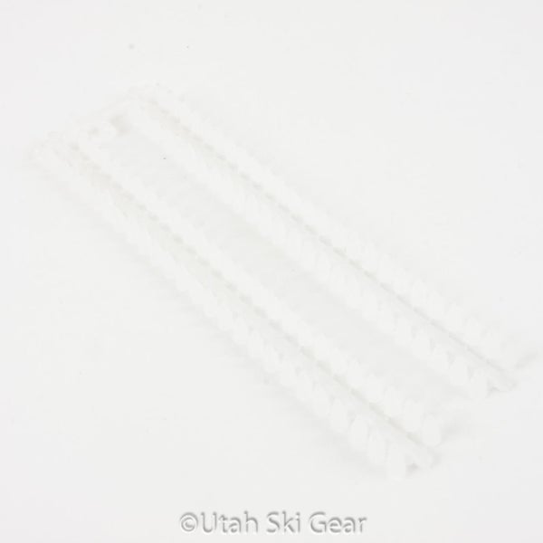 Strip of Binding Hole Plugs - Clear - 100 pieces | Ski Tuning Backshop Remount