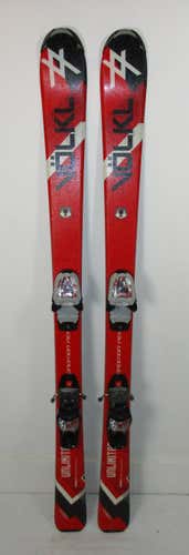 Used Volkl Unlimited 130cm Skis with Marker 4.5 Bindings (UR102)