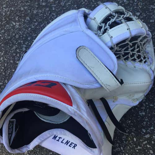 Washington Capitals Pro Stock Game/Practice Gloves