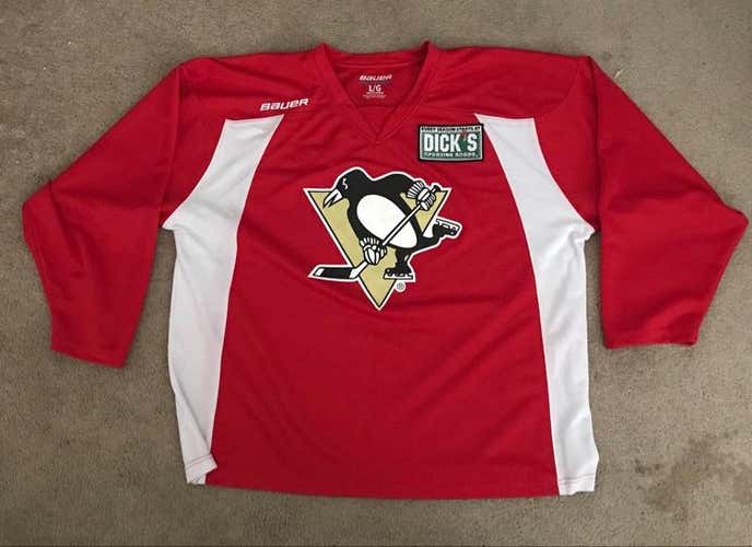 Bauer Pittsburgh Penguins Jersey Red Large