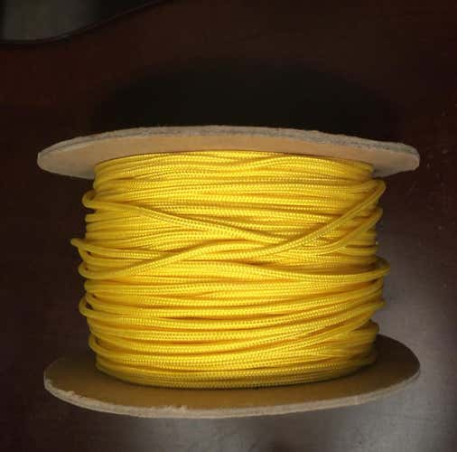 Crosslace: Jimalax Brand New 100 Yards Spool Yellow