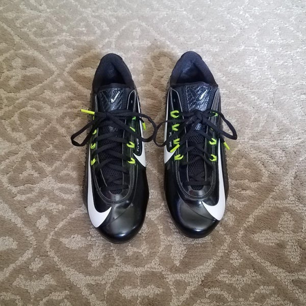 New Size 11 Nike Vapor Carbon 2.0 Black Lacrosse Football Cleats