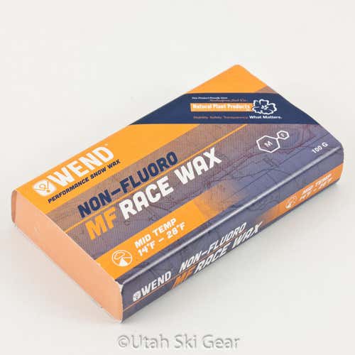 100g Wend Meadow Foam Ski & Snowboard Race Wax 2016/17 | Mid Temperature | MF