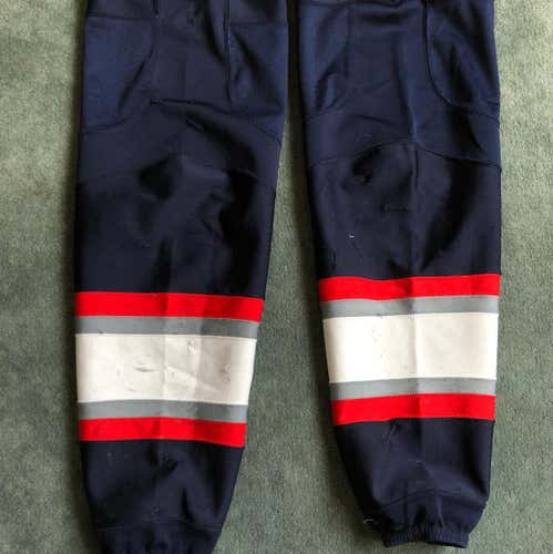 team issue prostock columbus blue jackets game work reebok edge socks size large