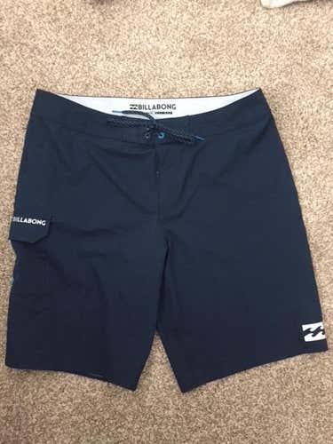 Navy Blue Billabong board shorts size 34