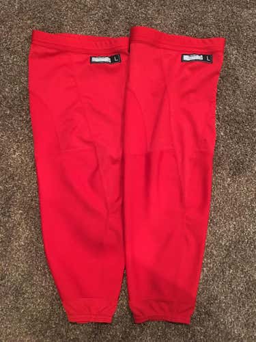 NEW Reebok Reebok Edge Practice Socks, Red, Large