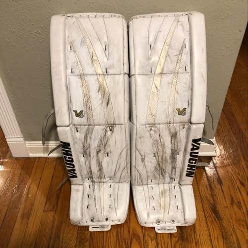 Used Vaughn V6 1100 Pro Leg Pads 35+2