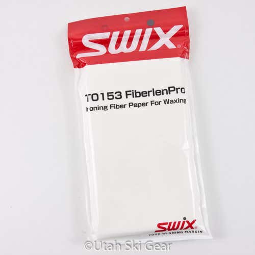 100 Sheet Fiberlene Pro by Swix | Waxing & Cleaning Paper | Ski Tuning