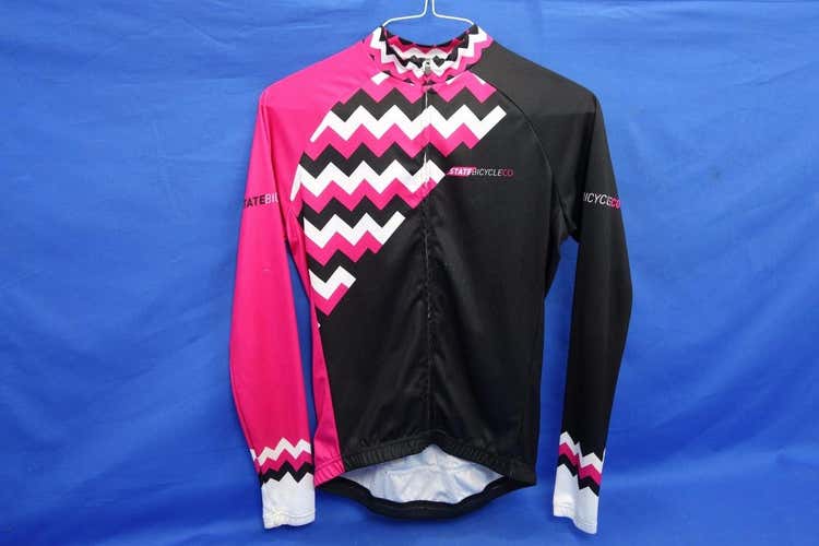 New State Bicycle Co Long Sleeve Cycling Jersey, Mens Medium, $80 Retail! NWOT