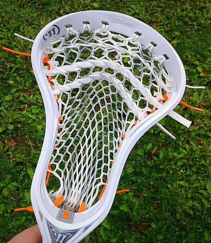1 BNWT Warrior Burn 2X Head Strung w/ STX Memory Grey Striker Mesh & String King Performance Strings