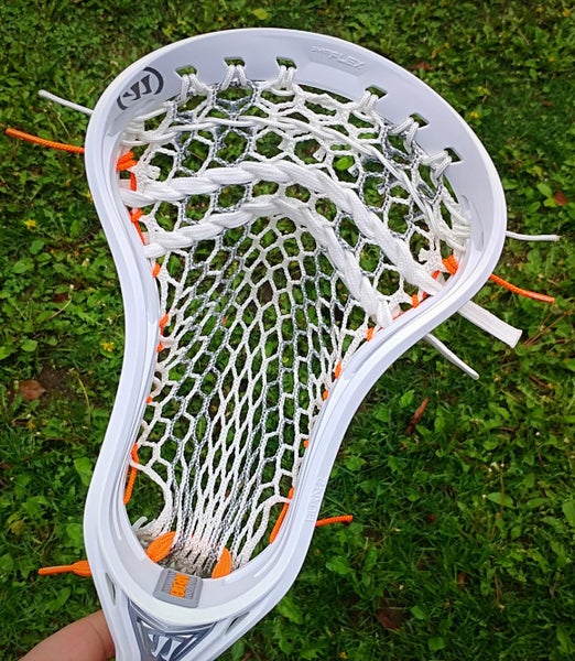 1 BNWT Warrior Burn 2X Head Strung w/ STX Memory Grey Striker Mesh & String King Performance Strings
