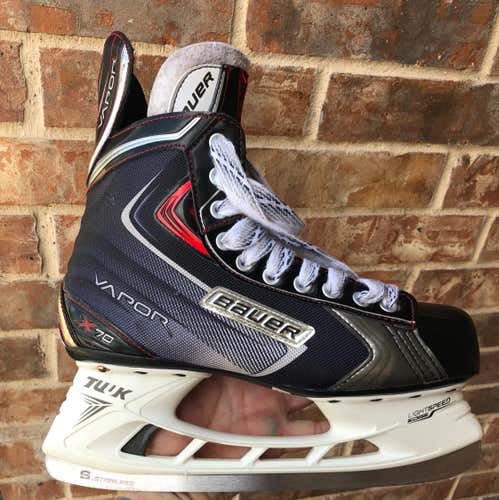 Slightly Used Bauer Vapor X70 Skates - 8.5 D