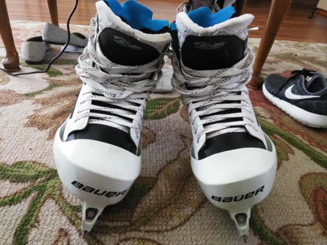 Bauer Reactor 2000 Goalie Skates Size 10D