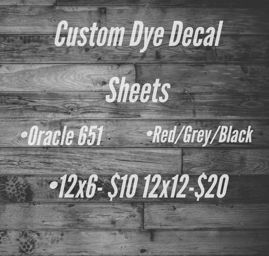 CUSTOM VIYNL DYE DECALS 12x6 Elephant/usa