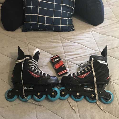 Marsblades With Ccm RBZ skate With Extra Laces
