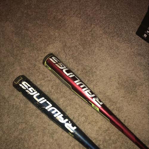 2 Rawlings Velo BBCOR Bats 32/29