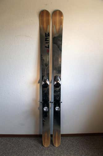 Line Prophet 90 Twin Tip Downhill Skis 172 cm. Salomon Z12 Bindings NICE!