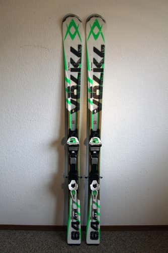 Volkl RTM 84 166 cm. Downhill Skis with Marker WideRide 12.0 Demo Bindings TUNED
