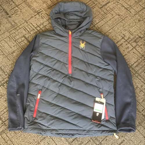 PeyongChang Olympics US Ski Team Pull Over Hybrid Jacket - Large