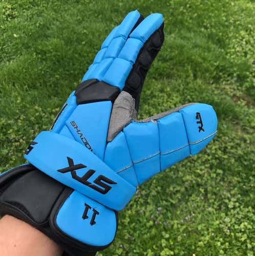 Game Worn Hopkins Lacrosse Gloves
