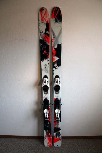 2015 K2 AMP Rictor 90XTi Downhill Skis 177 cm Demo Bindings Rocker