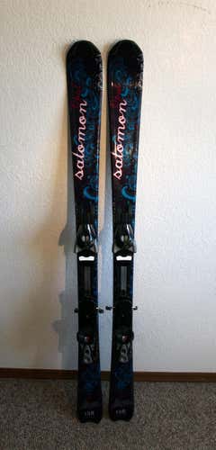 Salomon Opal Women's Downhill Skis 138 cm. Salomon Demo Bindings