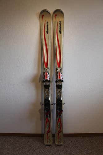 Nordica Olympia Victory 154 cm. Downhill Carving Skis Salomon Demo Bindings