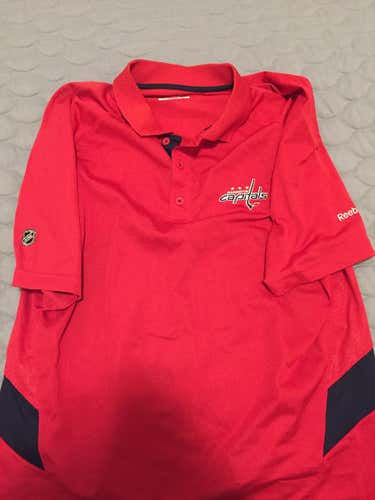 Washington Capitals official team polo, Size XL