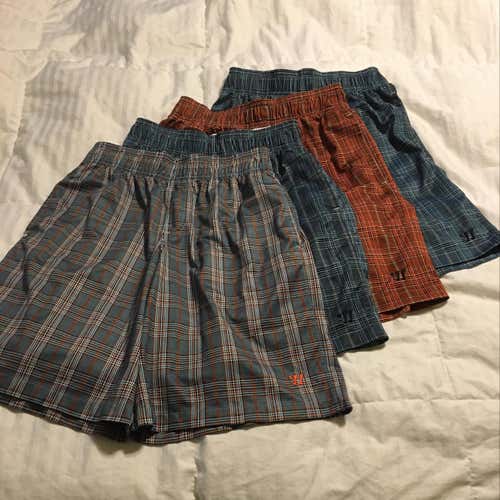 Lot Of 4 Warrior Caddishack Lacrosse Shorts Adult Small