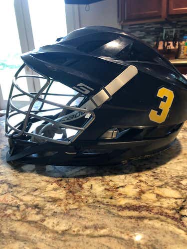 Michigan Men's Lacrosse Practice Cascade S Helmet Adult