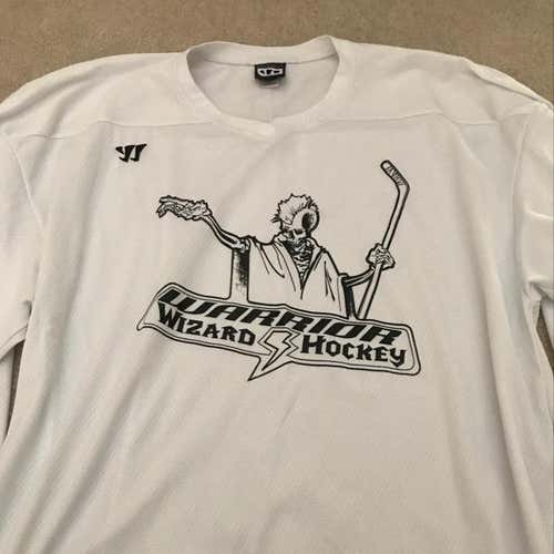 Warrior “Wizard Hockey” Jersey Large White