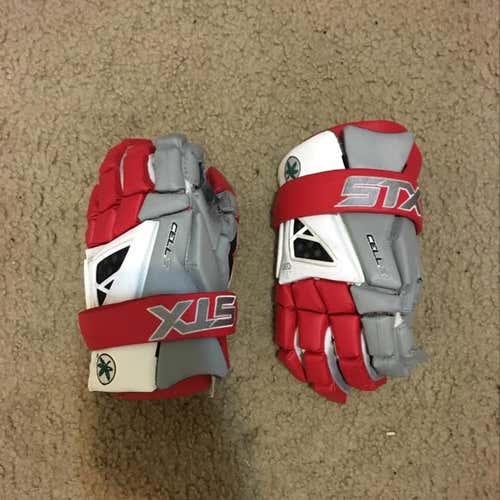Ohio State Game Worn Lacrosse Gloves