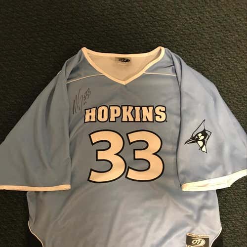 SIGNED HOPKINS LACROSSE JERSEY