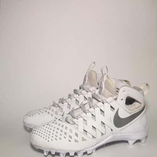 Nike Huarache 5 Five Lacrosse Cleats White