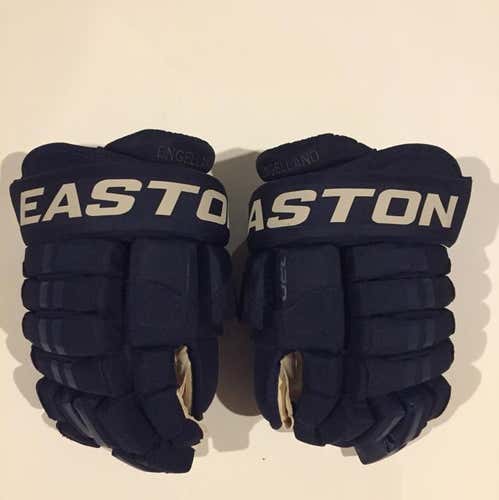 Easton Columbus Blue Jackets Third Pro Stock Gloves