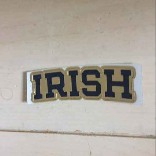 Notre Dame Irish Decal